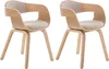 HLO-CP88et Stühle Kingston Stoff  natura/creme Produktbild-Vorschau 1