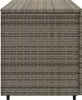 Gartenschrank Grau 110x55x60,5 cm Poly Rattan Produktbild-Vorschau 7