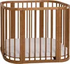 Waldin Babybett 5in1, Beistellbett aus Holz, Matratze, Produktbild-Vorschau 3