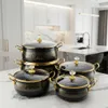 MASTERPAN  5-Piece Pot Set with Lids 20 / 22 / 24 / 26 / 28 Produktbild-Vorschau 2
