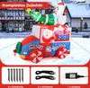 COSTWAY 177cm nafukovacia vianočná dekorácia, LED Father Náhľad obrázku produktu 8