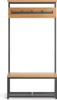Gestell – Garderobenständer aus Massivholz, 90 cm, Eiche Produktbild-Vorschau 1