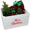 Obstkiste weiss Merry Christmas (rot) Produktbild-Vorschau 3
