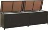 vidaXL Zahradní box z polyratanu 200x50x60 cm hnědý Náhled obrázku produktu 3