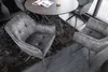 riess-ambiente Design Stuhl LOFT dunkelgrau Samt drehbar Produktbild-Vorschau 2