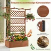 COSTWAY Blumenkasten mit Rankgitter, Rankhilfe, Produktbild-Vorschau 5