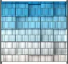 Wallario Zaunsichtschutz mit Motiv Blau-weiße Kisten  Produktbild-Vorschau 1