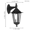 EGLO Applique da esterno Laterna 4 Fino a 60 W Nero 22467 Anteprima dell’immagine prodotto 14