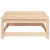 Gartensofa ohne Armlehnen mit Fußhocker Massivholz Kiefer Produktbild-Vorschau 8