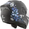 Bogotto H128 Fiori Helm, schwarz/blau, M Produktbild-Vorschau 4
