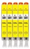 5 x cartouche d'encre compatible avec Canon CLI-581 Y XXL Voir les images du produit 1