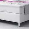 Boxspringbett Milano 180x200 Bettkasten Kunstleder Weiss Produktbild-Vorschau 5