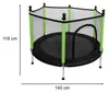 Trampolin für Haus und Garten für Kinder, mit Ballnetz, 140 Produktbild-Vorschau 11