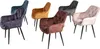A collection of six armchairs in various colors arranged on a white background. Produktbild-Vorschau