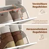HOMCOM Schuhschrank mit 2 Klappen, Schuhkipper Schmal für 8 Produktbild-Vorschau 6
