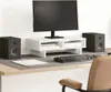 Monitorständer Weiß 50x27x15 cm Holzwerkstoff Produktbild-Vorschau 2