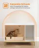 Feandrea Katzenklo-Schrank, Katzentoilette, mit Kratzmatte, Produktbild-Vorschau 7
