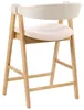 BELIANI Barstuhl 2er Set Beige Bouclé Gepolstert mit Produktbild-Vorschau 7