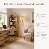 Stehlampe wohnzimmer Leselampe Stehleuchte Stativ aus Holz, Produktbild-Vorschau 5