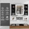 Puluomis armoire de toilette salle de bain extractible Voir les images du produit 4