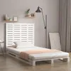 vidaXL Wand-Kopfteil Weiß 81x3x91,5 cm Massivholz Kiefer Produktbild-Vorschau 2