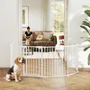 PawHut Puppyren, 6-delig, inklapbare puppyren met deur Productafbeelding-voorbeeld 2