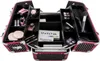 Kosmetikkoffer schwarz weiß gepunktet Beautycase metallic Produktbild-Vorschau 6