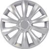 Cartrend Radzierblende Delta 40 cm (16 Zoll) silber 1 Stück Produktbild-Vorschau 1
