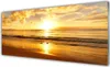 Glasbilder 125x50 Wandbild Druck auf Glas Meer Sonne Produktbild-Vorschau 1
