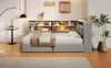 Boxspringbed 90 x 200 cm met hydraulische opbergruimte, Productafbeelding-voorbeeld 18