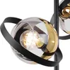 Ronda Deckenleuchte Schwarz Und Gold 2 Flache Goldene Produktbild-Vorschau 7