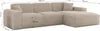 Ecksofa Designersofa CELES PREMIUM in Stoff Sven Cappuccino Produktbild-Vorschau 2