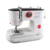 A white background with a sewing machine in the center. Produktbild-Vorschau
