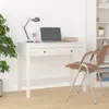 vidaXL Schreibtisch mit Schubladen Weiß 100x50x78 cm Produktbild-Vorschau 2
