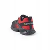 A single red and black shoe is shown from the back on a white background. Produktbild-Vorschau