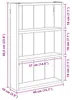 vidaXL Badezimmer-Wandschrank Räuchereiche 40 x 10 x 60,5 Produktbild-Vorschau 8