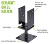 Alberts U-Pfostenträger Pfostenträger - breitenverstellbar Produktbild-Vorschau 4