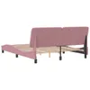 The Living Store Bettgestell mit Kopfteil Rosa 160x200 cm Produktbild-Vorschau 7