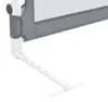 vidaXL Chránič postele pre batoľatá Grey 180x42 cm Náhľad obrázku produktu 6