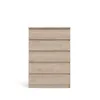 Commode Nada 5 tiroirs finition hickory. Voir les images du produit 1