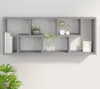 vidaXL Wandregal Grau Sonoma 36x16x90 cm Holzwerkstoff Produktbild-Vorschau 10