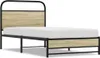 Bettgestell ohne Matratze 100x200 cm Sonoma-Eiche Produktbild-Vorschau 1