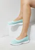 LASCANA Sneaker Ballerinas Halbschuh, Slip-On-Sneaker, mint Produktbild-Vorschau 3