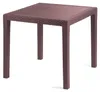 Gartentisch King Eckig Mokka 79x79x72cm Rattan-Optik Produktbild-Vorschau