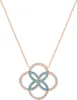 Dkeniz Kette 925/- Sterling Silber 42+3cm Türkis Zirkonia Produktbild-Vorschau 1