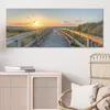 DEQORI Hybrid Leinwand Bild 125x50 cm 'Dünenweg zum Meer' Produktbild-Vorschau 4