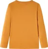 vidaXL Camicia a maniche lunghe per bambini ocra scuro 116 Anteprima dell’immagine prodotto 1