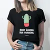 Mr. & Mrs. Panda Größe M T-Shirt Kaktus Wut - Schwarz - Produktbild-Vorschau 3