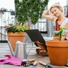Kvetinový box Relaxdays s mriežkovou stenou, rozmery 171 x Náhľad obrázku produktu 3