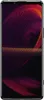 A smartphone with a dark, abstract wallpaper displayed on its screen. Produktbild-Vorschau